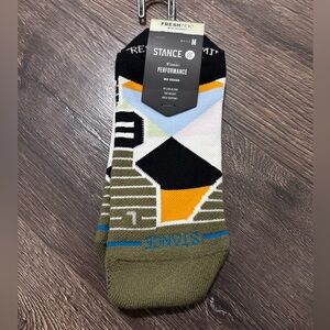 Stance Men's Athletic Socks - Black, Orange, Green, Blue